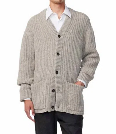 Nn07 Men's Benzon Cardigan In Stone In White