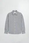Nn07 Deon Flannel Shirt In Beige