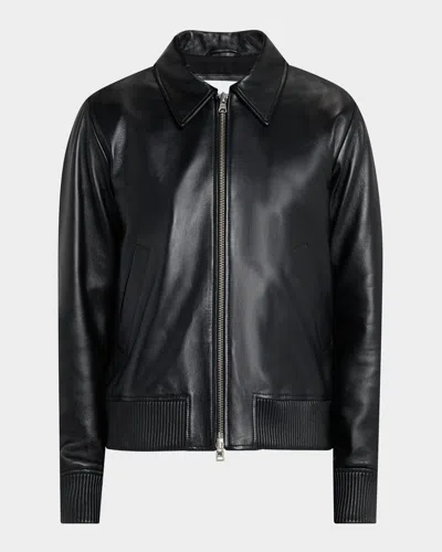 Nn07 Men's Florian Leather Jacket In Black