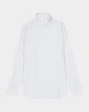 Nn07 Men's Freddy Striped Sport Shirt In Blue Stripe