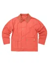 Nn07 Men's Glenn Corduroy Collar Field Jacket In Spiced Coral