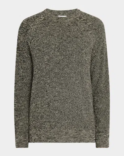Nn07 Jacobo 6470 Cotton Regular Fit Crewneck Sweater In Black Multi