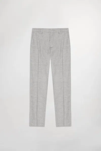 Nn07 Men's Theo Slim Tailored Chino Pants In Grey Melange In Gray