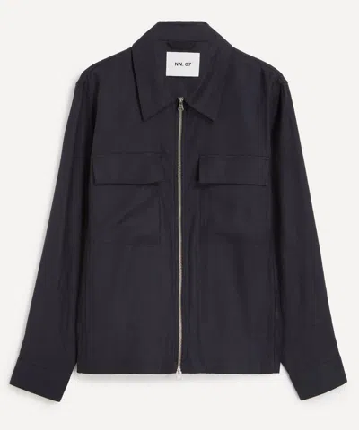 Nn07 Mens Alban Jacket In Blue