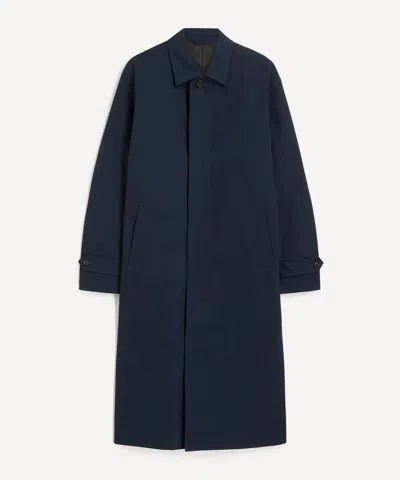 Nn07 Mens Gibson Classic Trench Coat In Blue