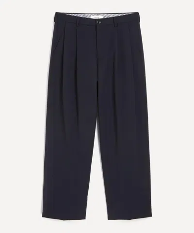 Nn07 Mens Justin Tailored Relaxed-fit Trousers In Blue