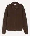 Nn07 Mens Lee Wool-blend Cardigan In Brown
