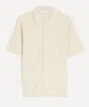 Nn07 Mens Nolan Ribbed Polo In Neutral
