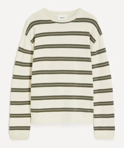 Nn07 Mens Sailor Striped Long-sleeve T-shirt In Multi