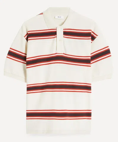 Nn07 Nn.07 Mens Valentin Short Sleeve Polo Shirt In Multi