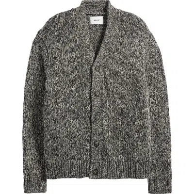 Nn07 Mika 6620 Recycled Knitted Cardigan In Gray