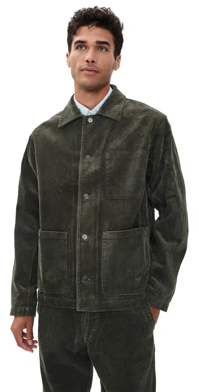 Nn07 Morgan Corduroy Jacket Dark Army