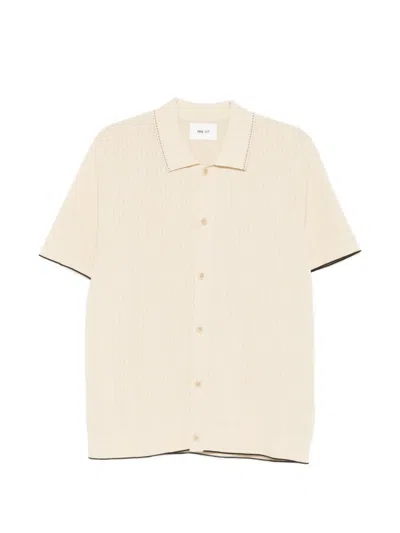 Nn07 Buttoned Polo Shirt In Metallic
