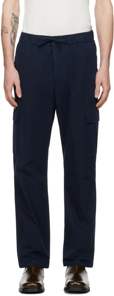 Nn07 Navy Carson 1080 Cargo Pants In Navy Blue