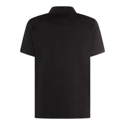 Nn07 Navy Cotton Polo Shirt In Black