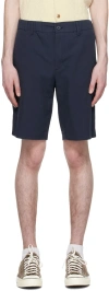 Nn07 Navy Theodore 1040 Shorts In Navy Blue