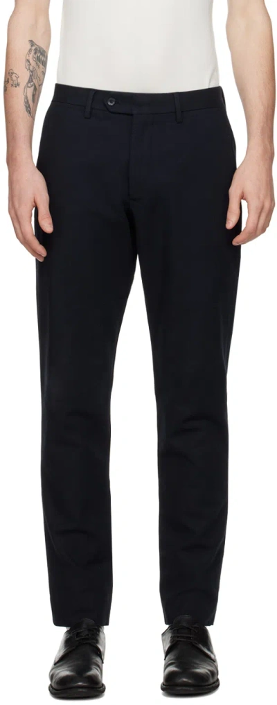 Nn07 Navy Wilhelm 1722 Trousers In Navy Blue