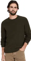 Nn07 Nigel Crew Neck Sweater Dark Army In Dark Army
