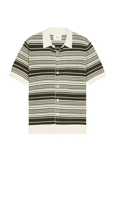 Nn07 Organic Cotton Nolan Shirt In Gray