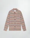 Nn07 Olav Casual Jacket In Stone Khaki In Multi