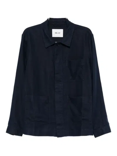 Nn07 Olav Jacket In Blue