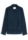 Nn07 Olav Linen Overshirt Jacket