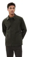 Nn07 Olav Overshirt Dark Army In Green