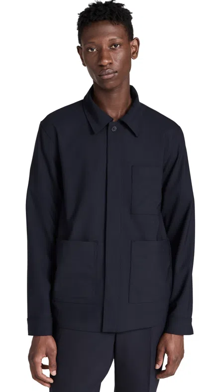 Nn07 Olav Workwear Suiting Jacket Navy Blue