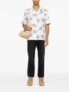 Nn07 Ole Short Sleeve Shirt In Off White