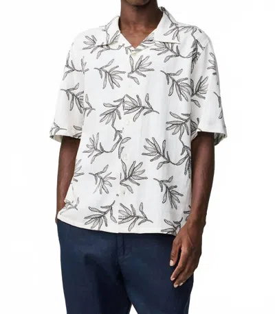 NN07 OLE SHORT SLEEVE SHIRT IN OFF WHITE