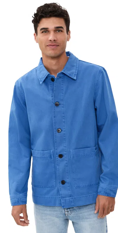 Nn07 Ollie Workwear Jacket Blue Quartz