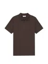 Nn07 Open-collar T-shirt In Brown