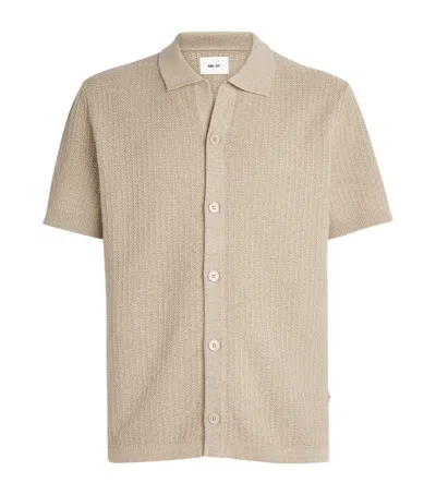 Nn07 Organic Cotton Ares Polo Shirt In White