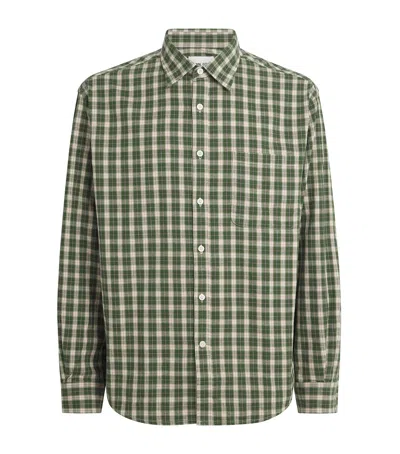 Nn07 Nn.07 Organic Cotton Flannel Deon Shirt In Multi