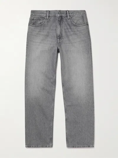 Nn07 Otis 10034 Straight-leg Organic Jeans In Gray
