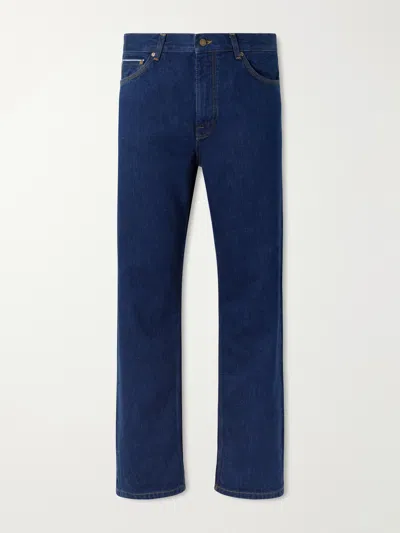 Nn07 Otis 10075 Straight-leg Organic Jeans In Blue