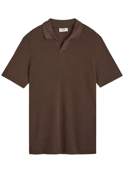NN07 NN07 PAUL COTTON-BLEND POLO SHIRT