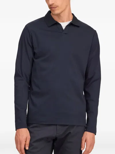 Nn07 Paul Open-collar Long-sleeve T-shirt In Animal Print