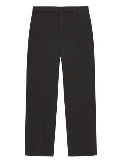 Nn07 Paw Tailored Trousers In Black