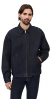 Nn07 Petrus Denim Zip Jacket Raw Indigo In Blue
