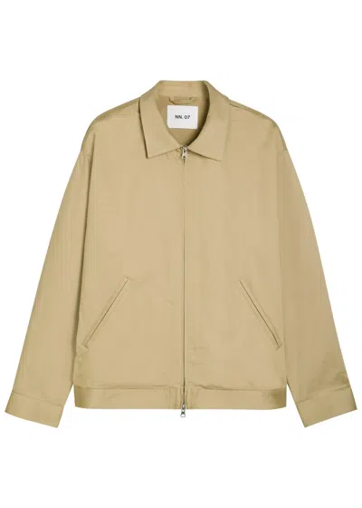 Nn07 Petrus Stretch-cotton Jacket In Neutral