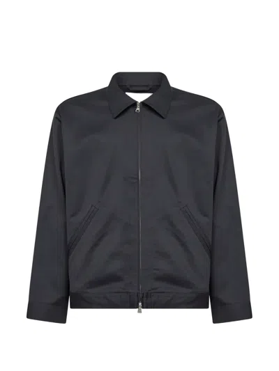 Nn07 Petrus Ziped Jacket In Blue