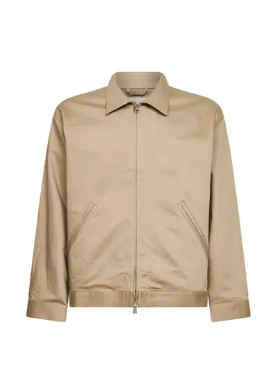 Nn07 Petrus Zipped Jacket In Brown