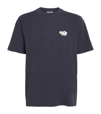 Nn07 Nn.07 Pima Cotton Adam T-shirt In Blue