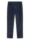 Nn07 Bill 1067 Pleated Dress Pants In Blue