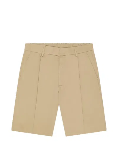 Nn07 Pleated Shorts In Neutral