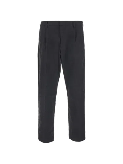 Nn07 Pleated Straight-leg Trousers In Gray