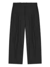 Nn07 Pleated Trousers In Black