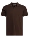 Nn07 Paul 3525 Organic Cotton Polo Shirt In Brown