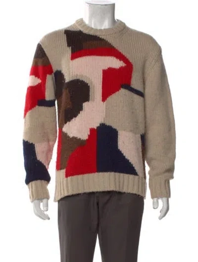 Pre-owned Nn07 Printed Crew Neck Cardigan In Neutral